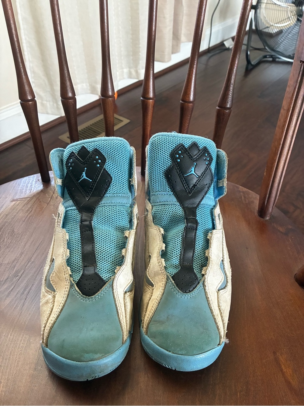 Nike Light Blue and White Sneakers